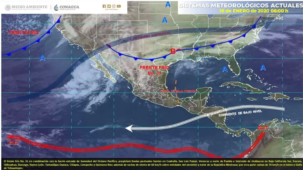 FOTO: Twitter @conagua_clima