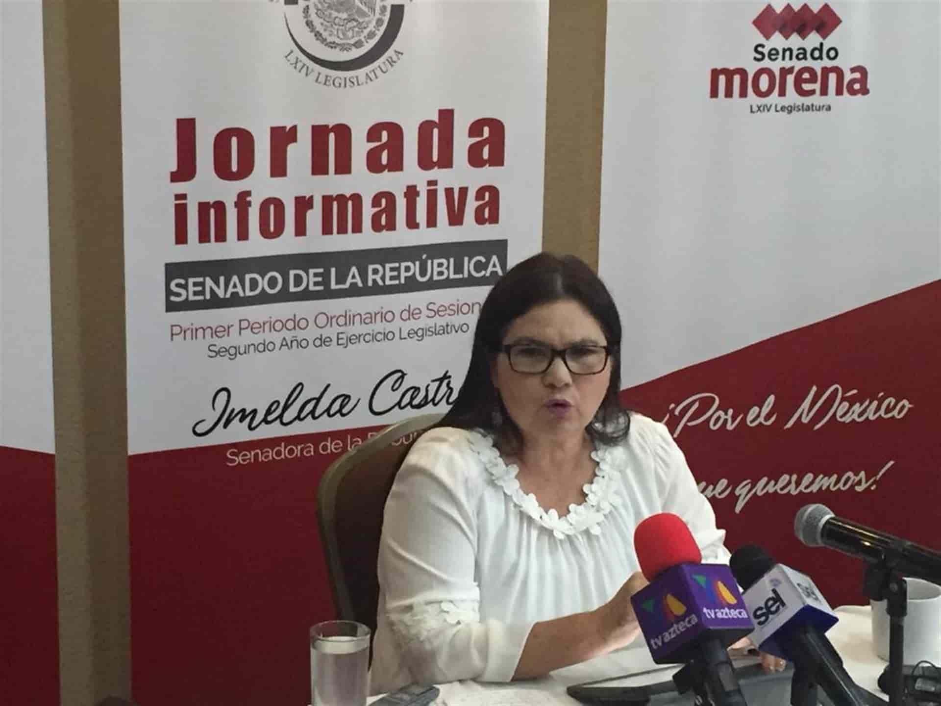 Le urge a Sinaloa un cambio de gobierno: Imelda Castro