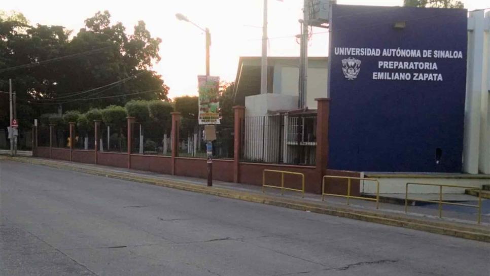 Investigan supuesta amenaza de tiroteo en prepa de Culiacán