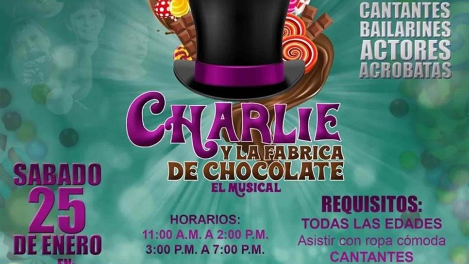 Convocan a participar en casting de Charlie y la Fábrica de Chocolate