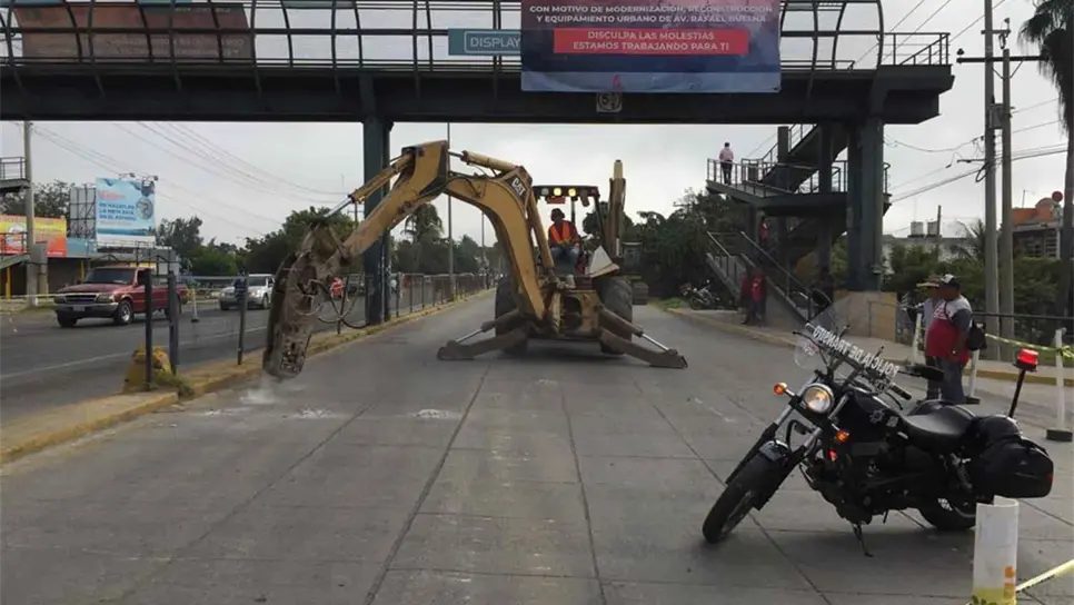 Cierran más tramos por remodelación de la Rafael Buelna