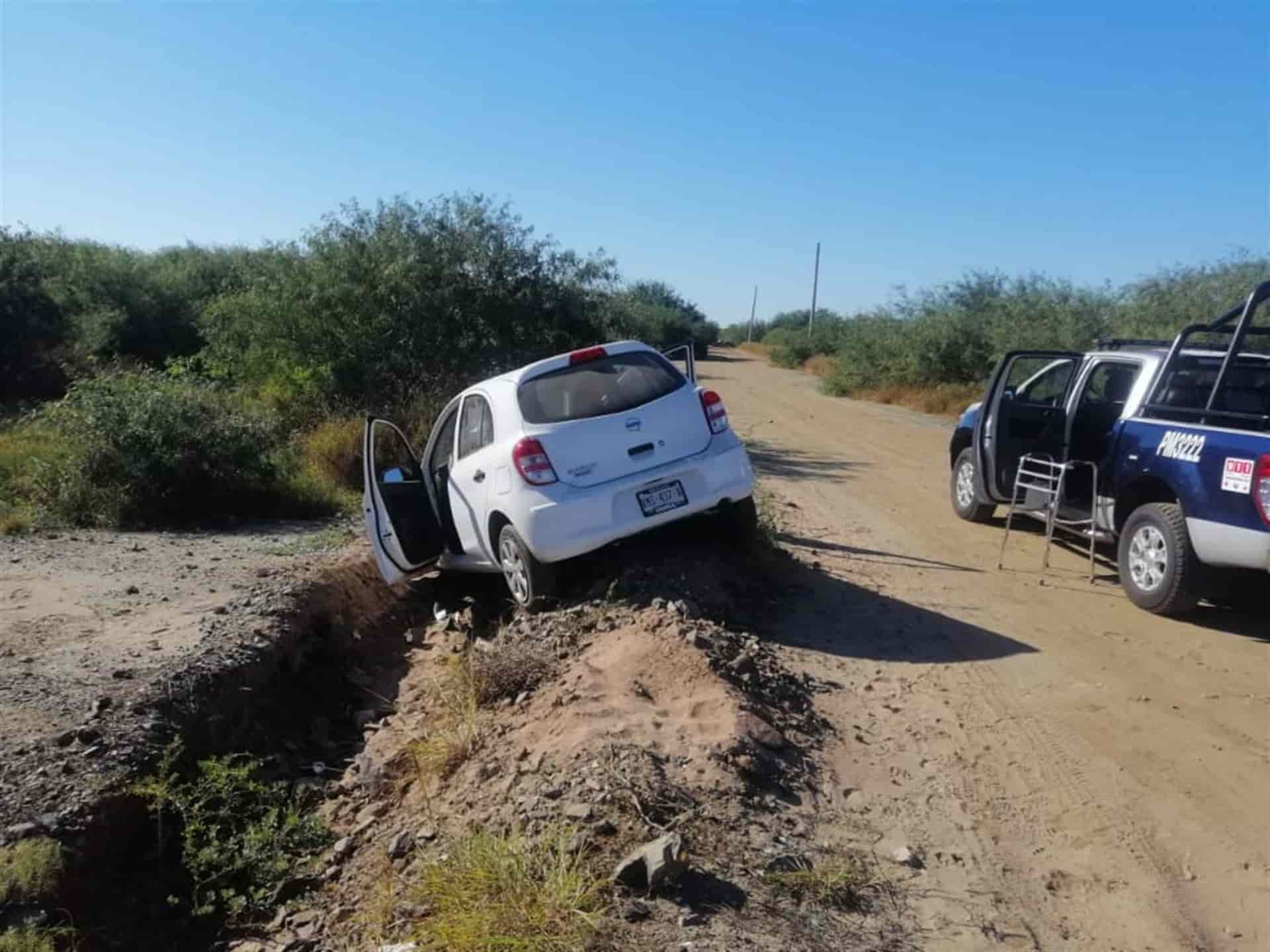 Dos lesionados tras accidente en camino de El Maviri