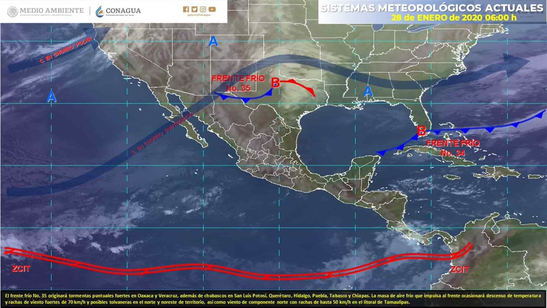 FOTO: Twitter @conagua_clima