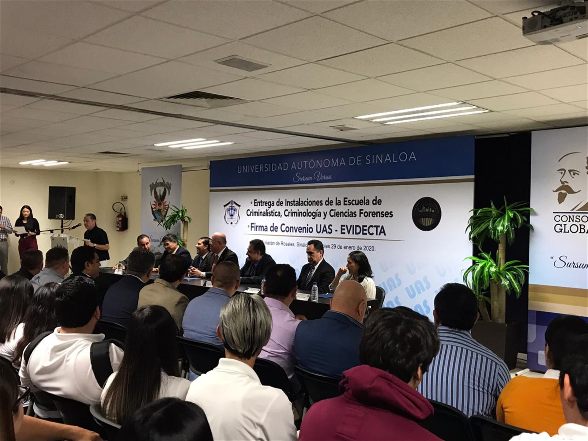 Rector de la UAS entrega instalaciones de la nueva Escuela de Criminalística