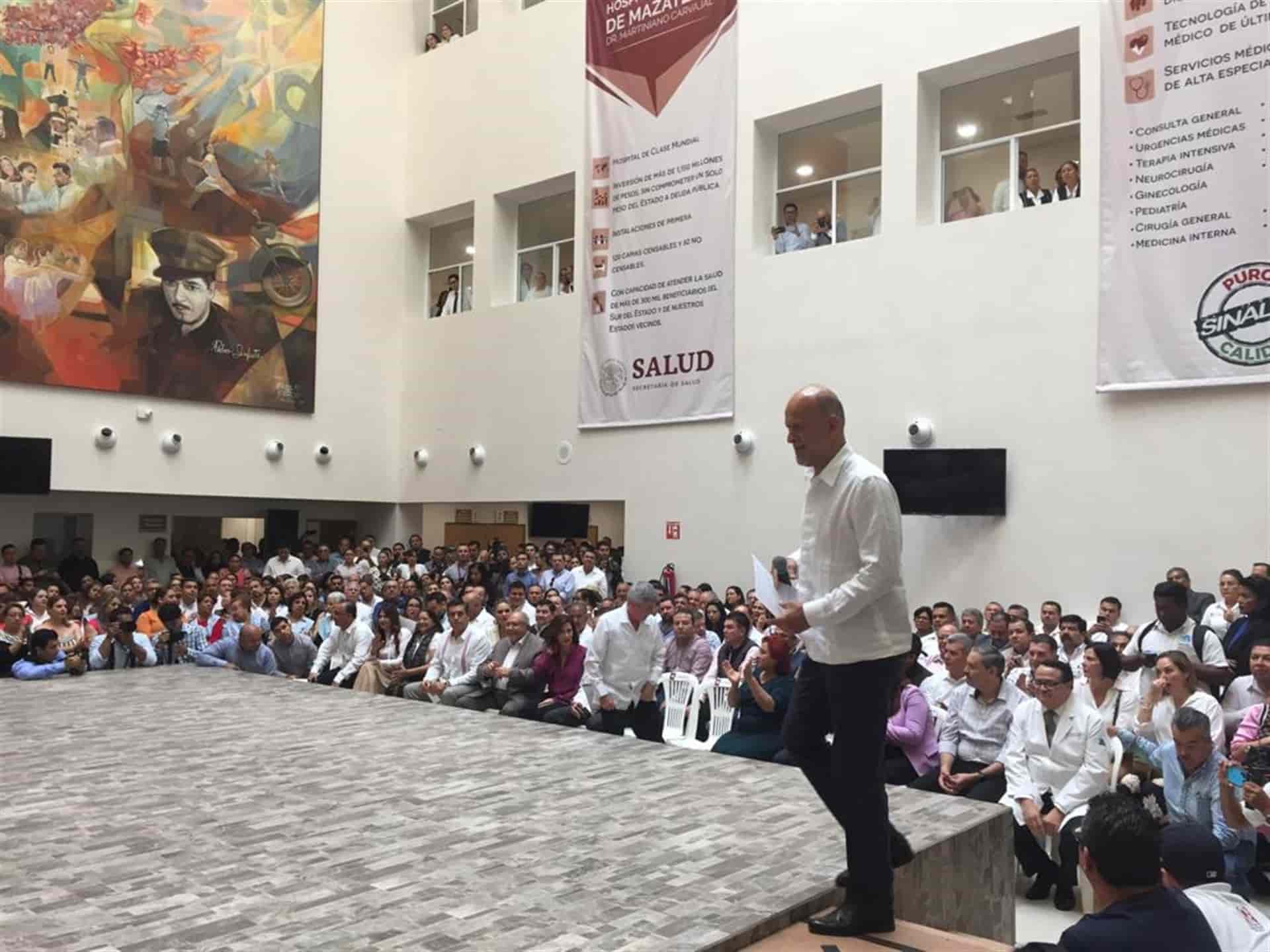 Inauguran el nuevo Hospital General de Mazatlán
