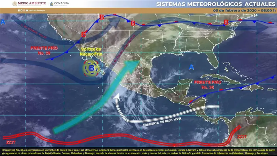 FOTO: Twitter @conagua_clima.