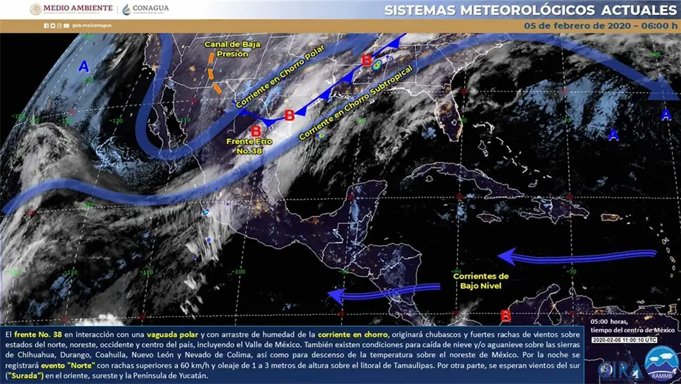 FOTO: Twitter @conagua_clima.