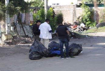 Encuentran a joven asesinado y cubierto de bolsas en Culiacán