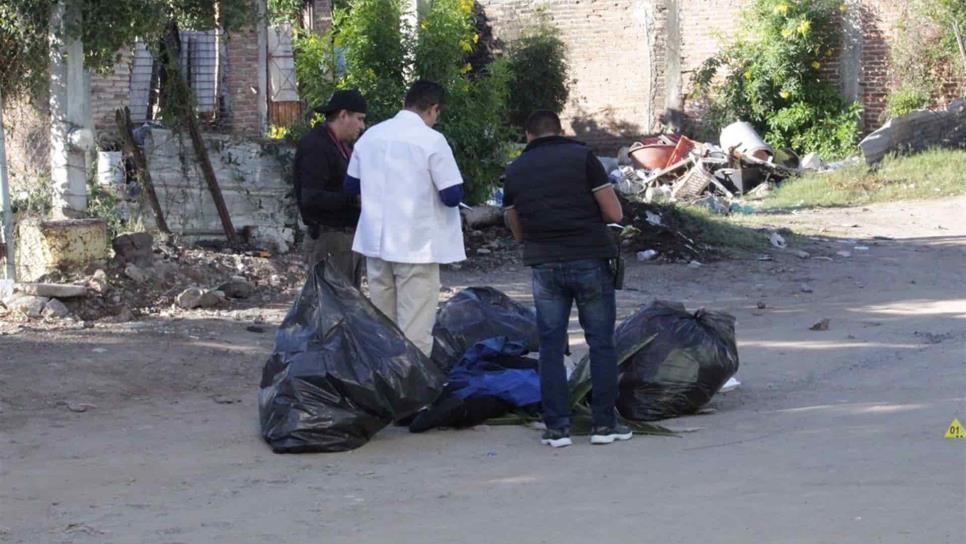 Encuentran a joven asesinado y cubierto de bolsas en Culiacán