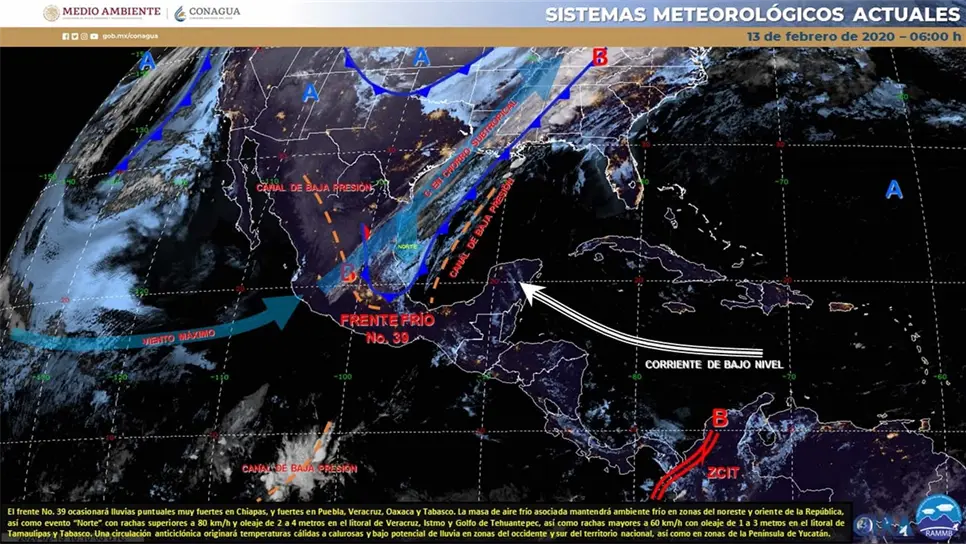 Prevén temperaturas de -10 a -5°C en sierras de Chihuahua y Durango