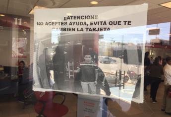 Cuentahabientes agradecen advertencias contra robos