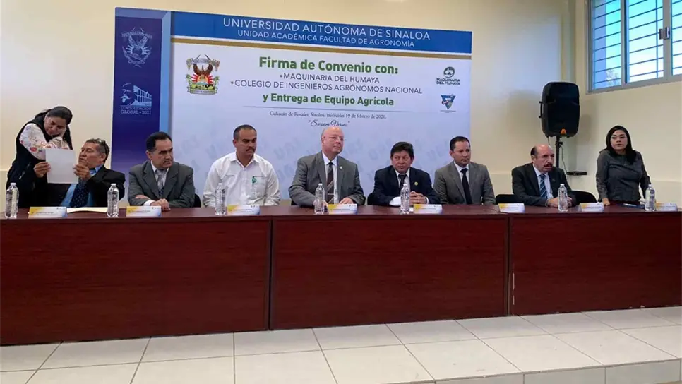 UAS firma convenio en beneficio de la Facultad de Agronomía