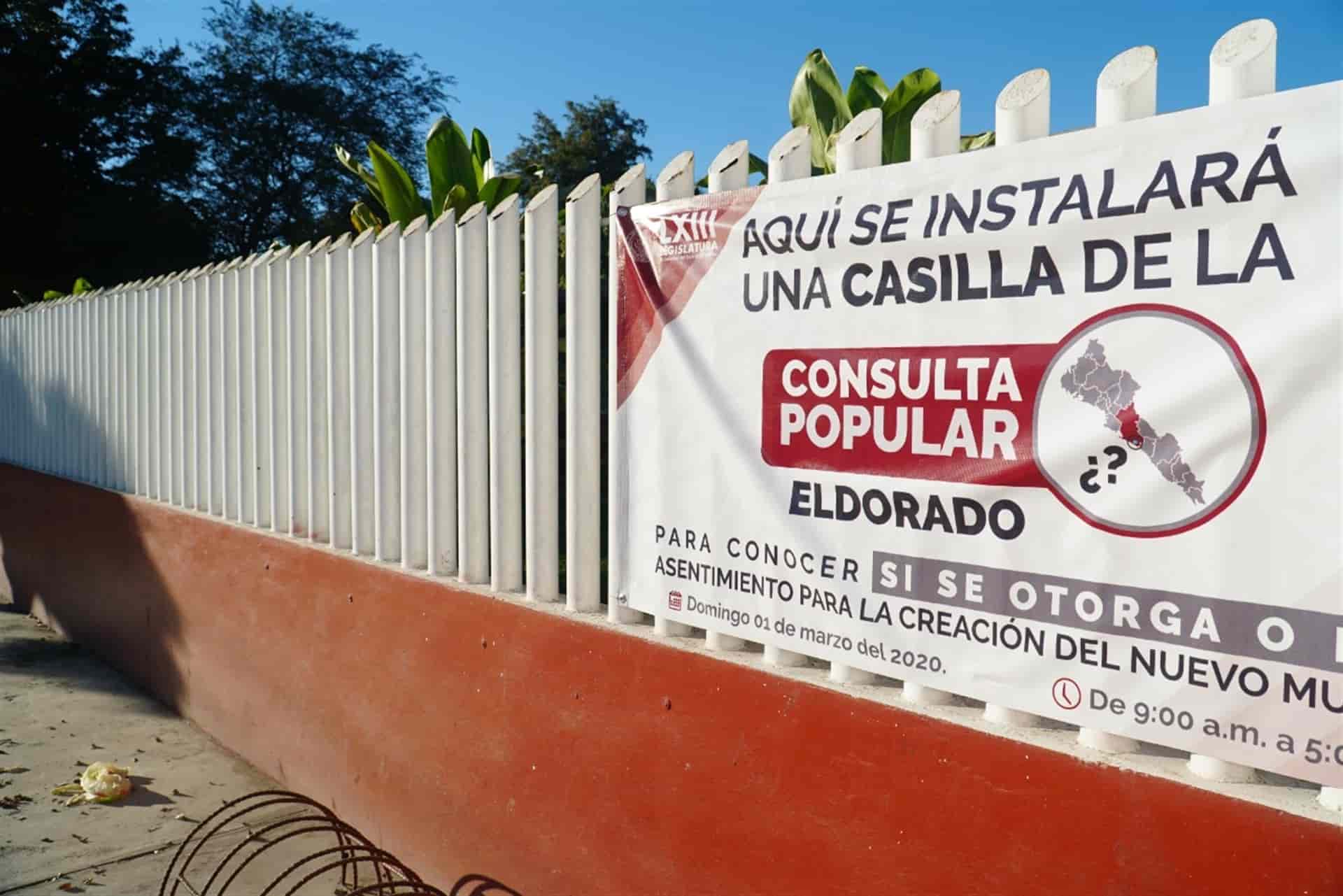 Promueve Congreso del Estadoconsulta para municipalización de Eldorado