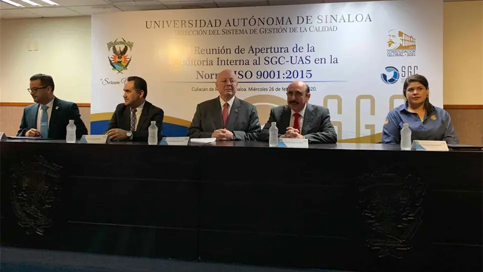 Realizan la apertura de Auditoría Interna al SSG - UAS