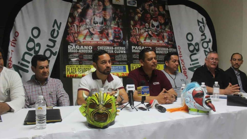 Confirman función de lucha libre AAA en Los Mochis