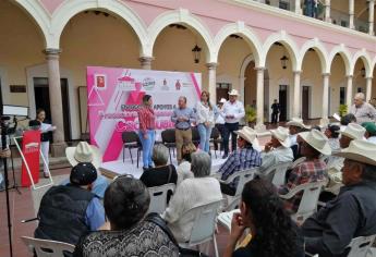 Entregan apoyos a temporaleros de cacahuate en El Fuerte y Choix