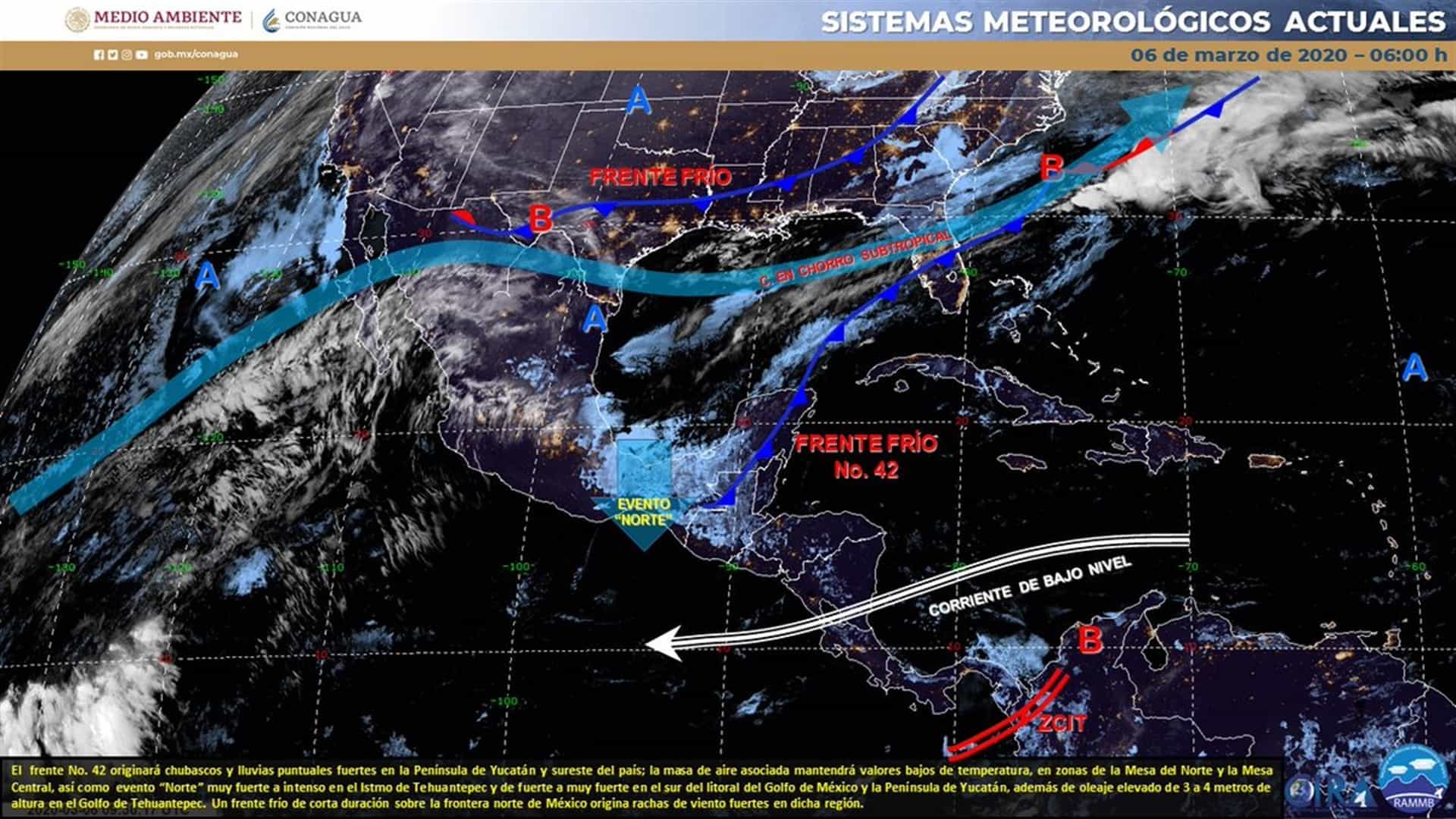 FOTO: Twitter @conagua_clima.