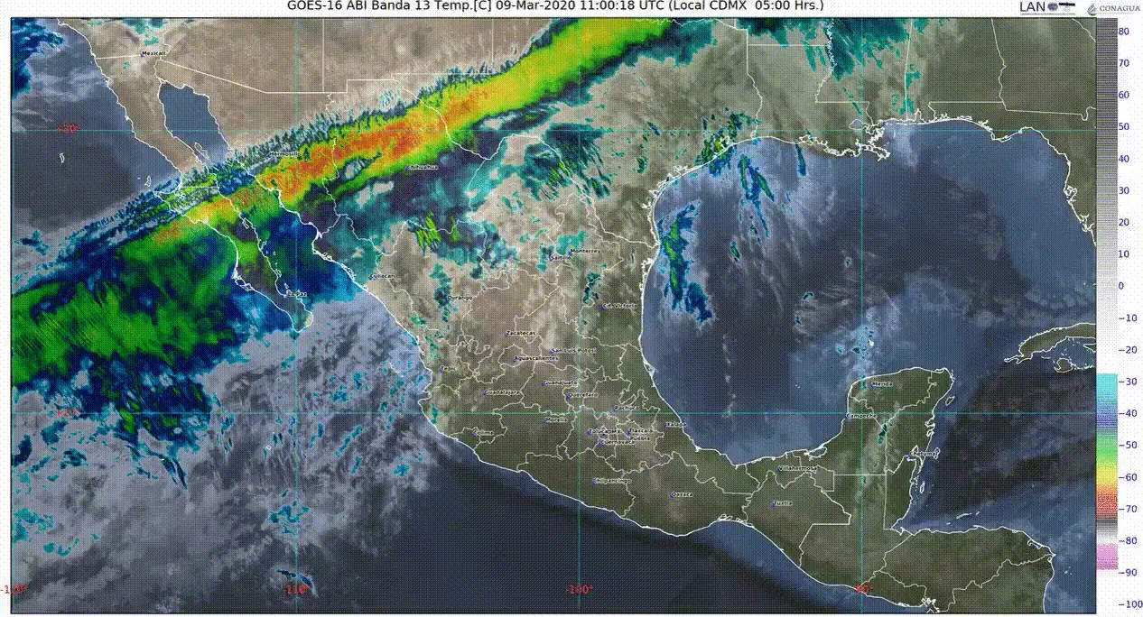 Pronostica SMN cielo nublado y hasta 40°C en zonas de Sinaloa