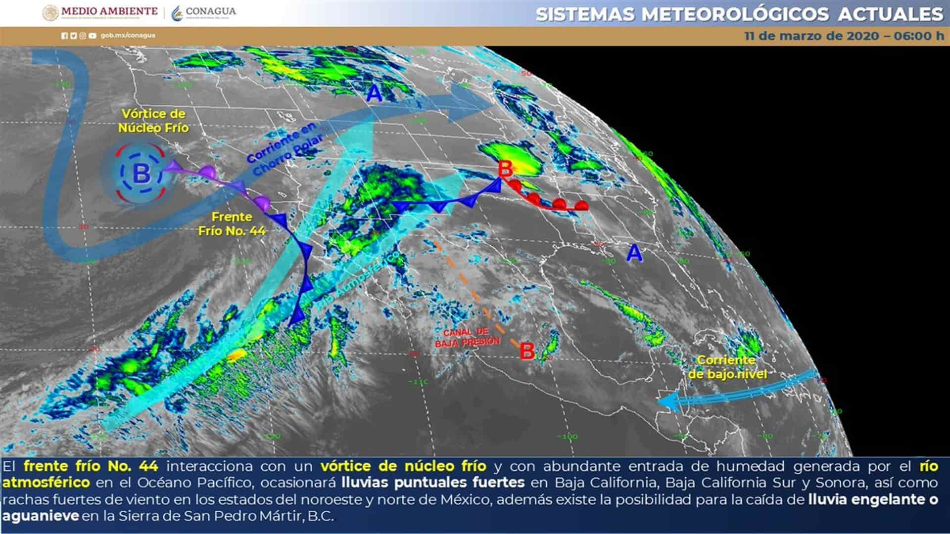 FOTO: Twitter @conagua_clima.