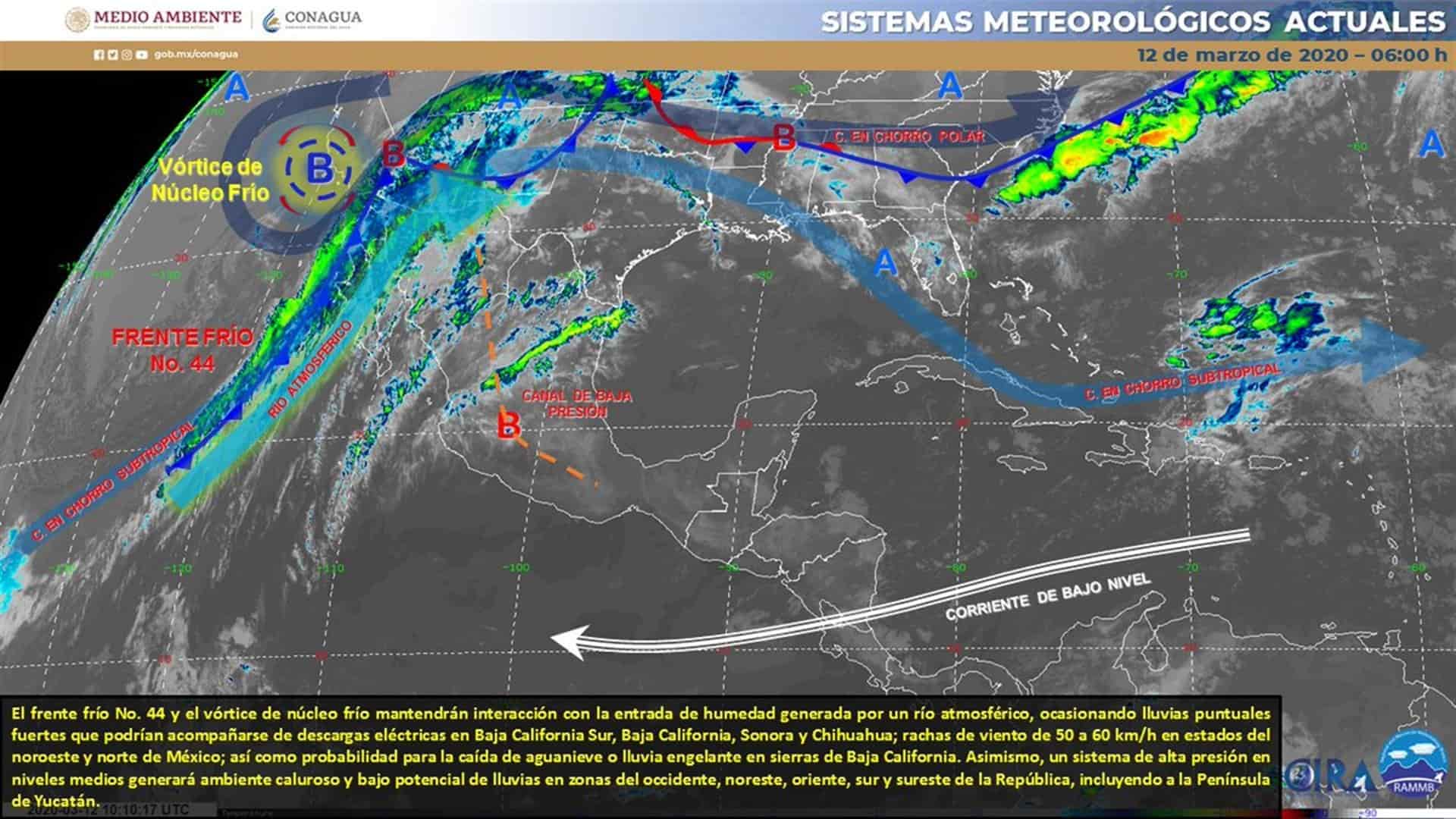 FOTO: Twitter @conagua_clima