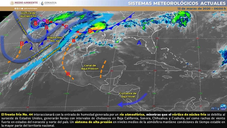 Calor y viento, pronóstico para este día en Sinaloa