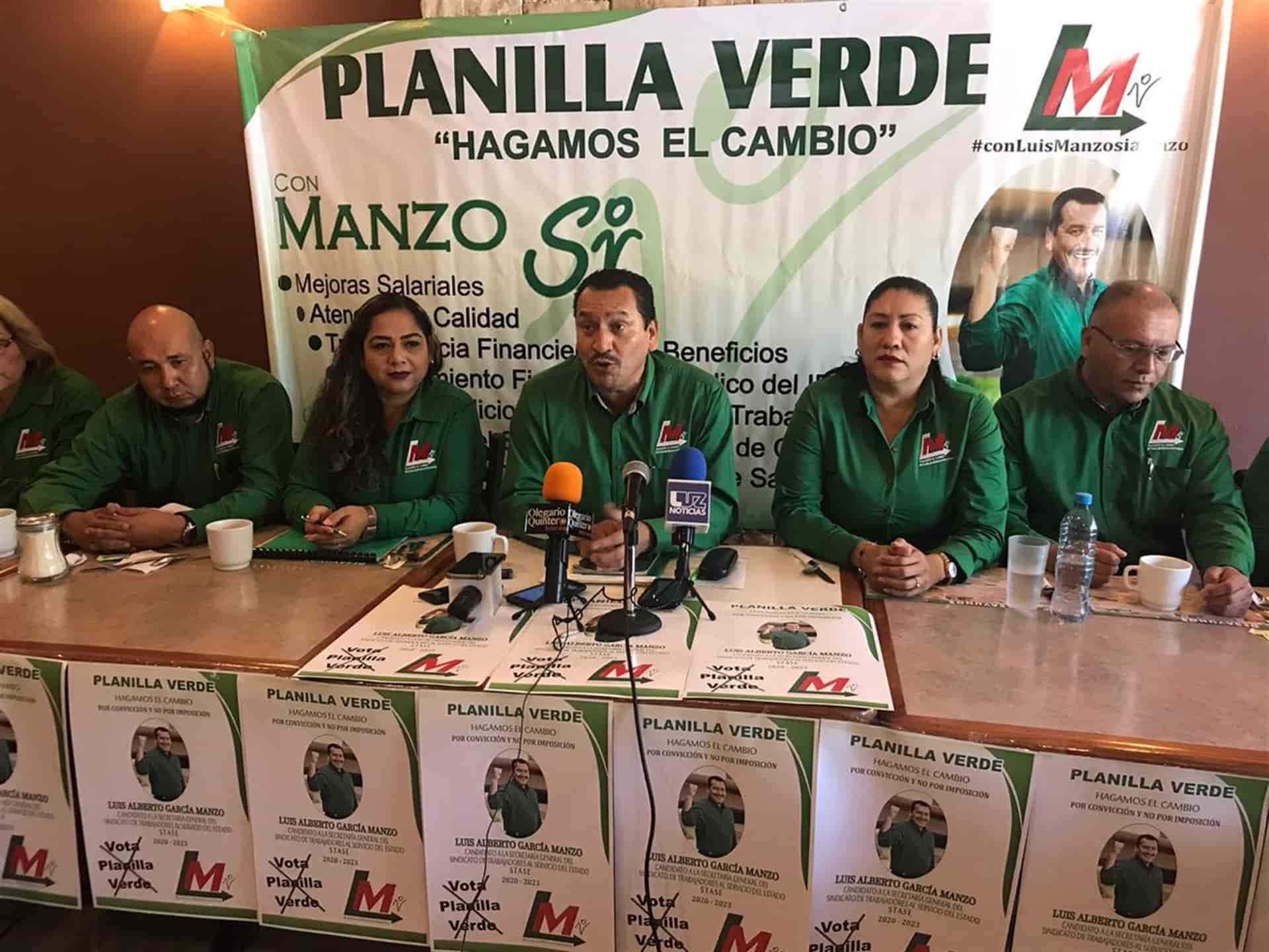 Busca Luis Manzo mejores condiciones para trabajadores estatales