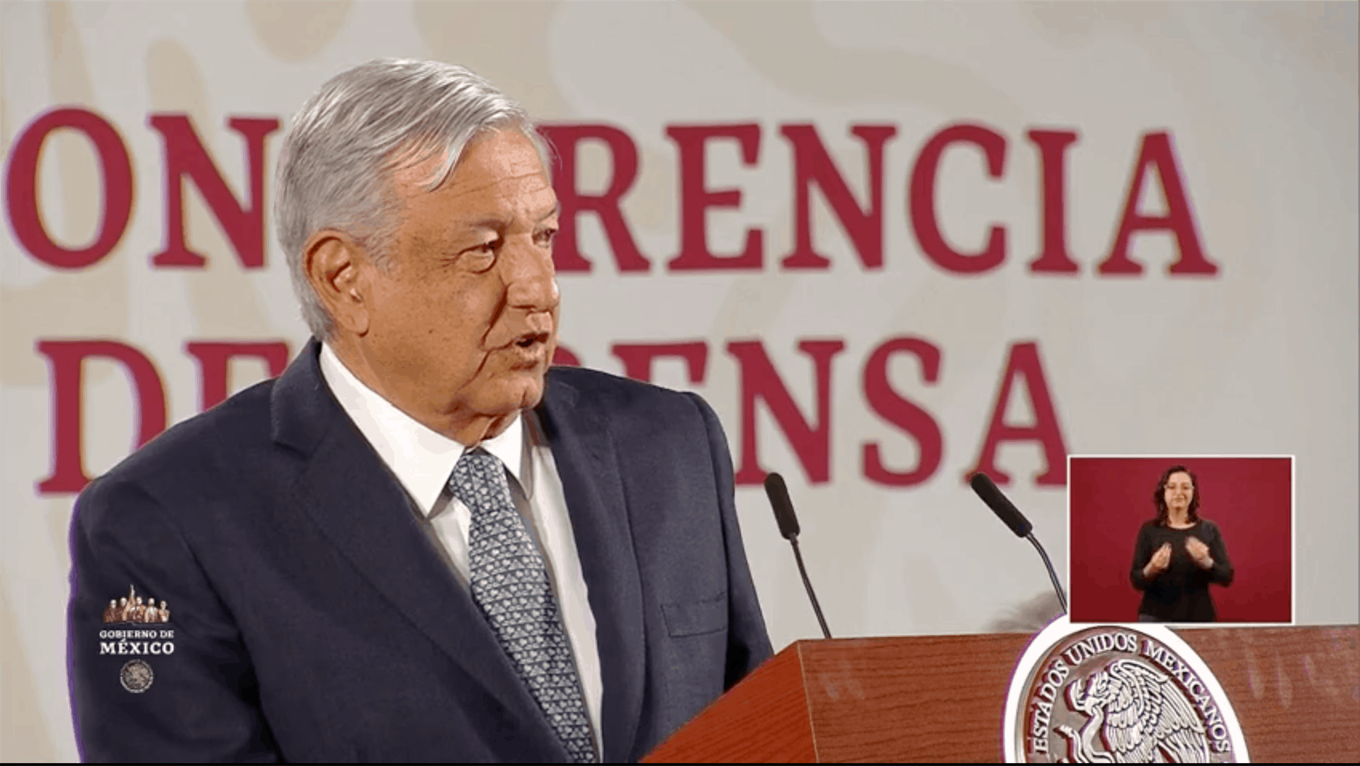 Desmiente AMLO primer deceso por coronavirus en México