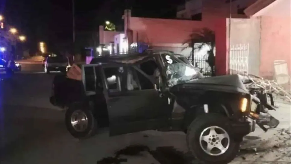 Muere joven en Guamúchil al chocar contra una casa