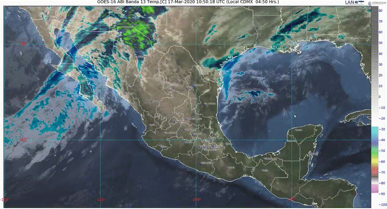 En las próximas horas se desarrollará la Decimoprimera Tormenta Invernal en el noroeste y el norte de México