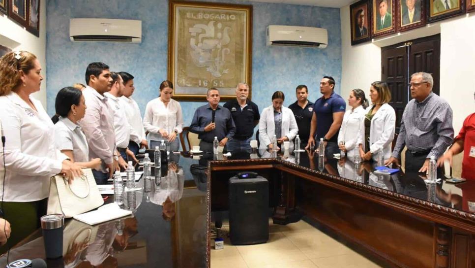 Detienen actividades para prevenir contagios en El Rosario