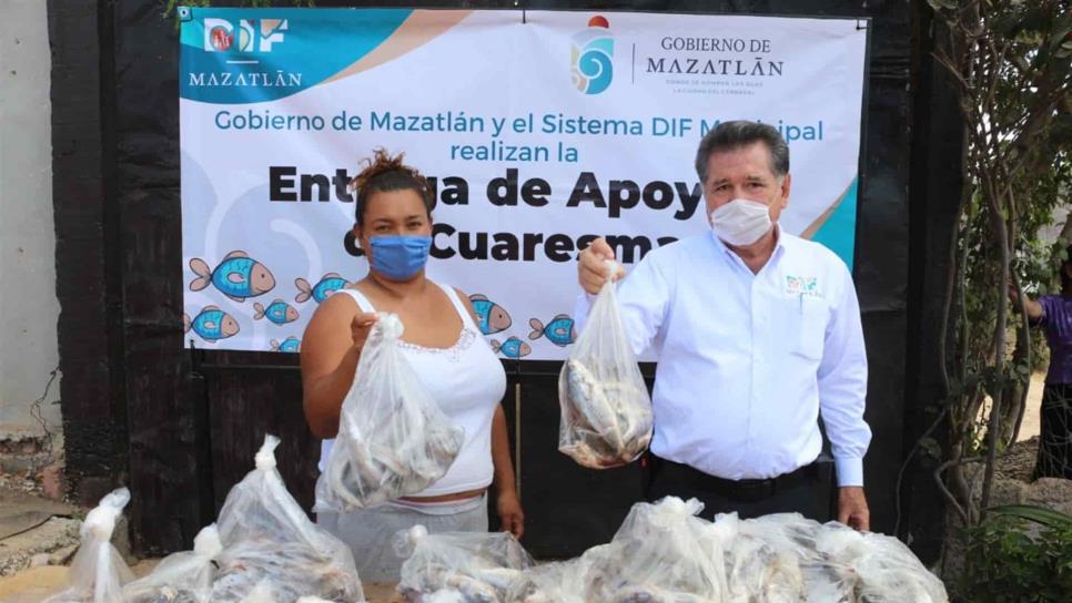 Entrega DIF Mazatlán 2 t de pescado a familias vulnerables