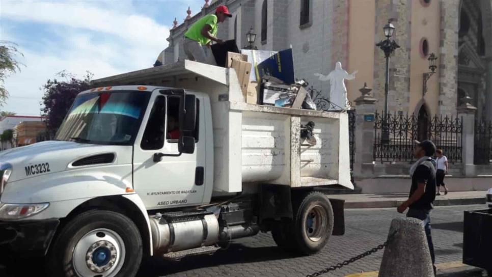 Se mantiene recolección de basura en Mazatlán