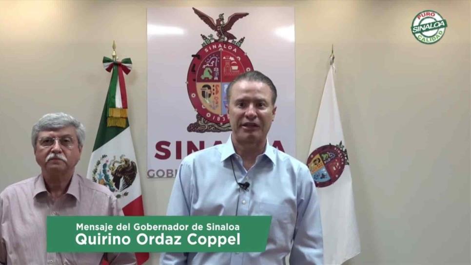 Pide gobernador de Sinaloa no caer en psicosis ante fase 2 de Covid-19