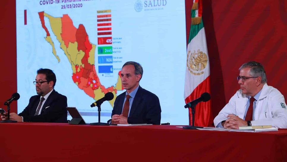 Confirman 12 decesos y 717 casos confirmados de Covid-19 en México
