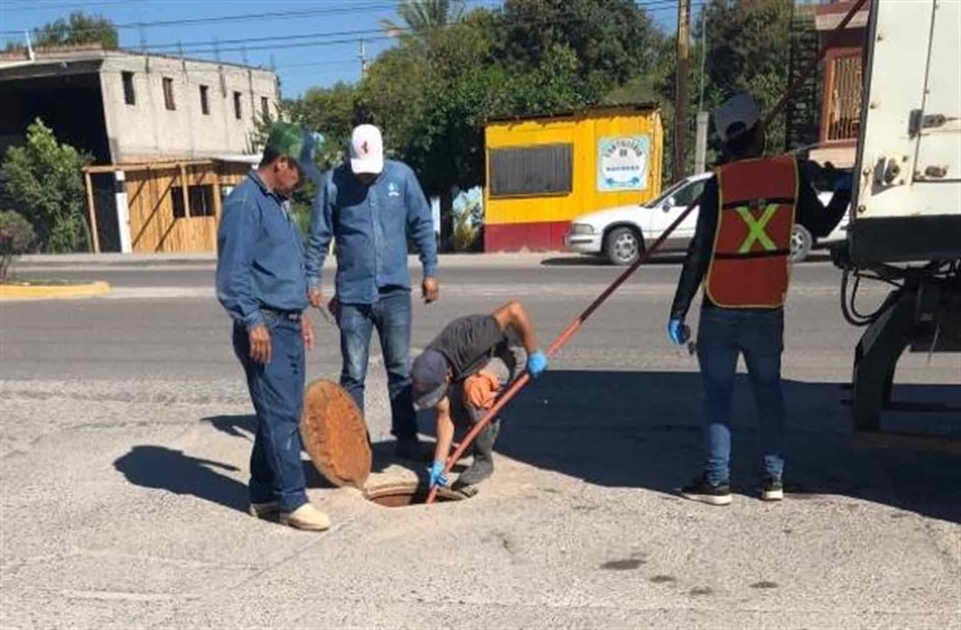 JAPAF realiza trabajos de desazolve en drenajes de El Fuerte