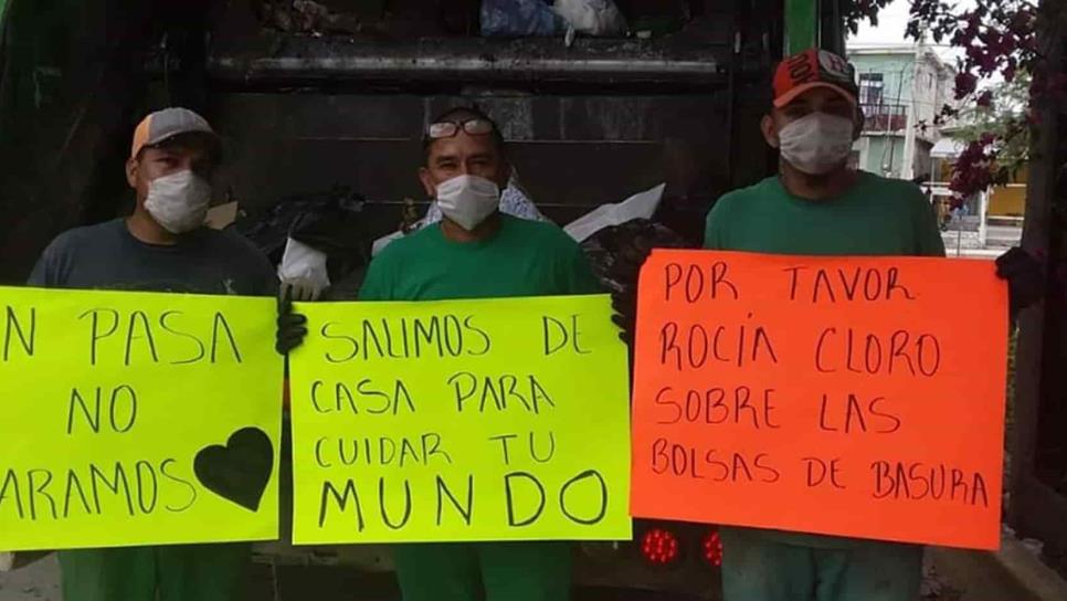 Trabajadores de PASA piden rociar con cloro bolsas de basura