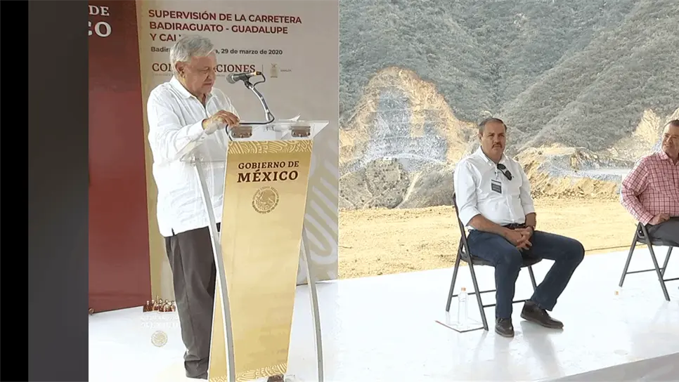 AMLO estima 800 mdp para carretera Badiraguato- Guadalupe y Calvo