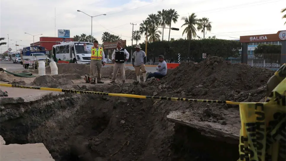 Interconexión de válvulas en la Rafael Buelna mantiene sin agua a 22 colonias