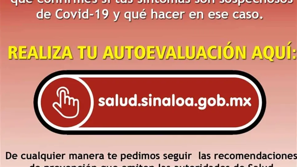 Anuncian prueba en línea para confirmar síntomas de Covid-19