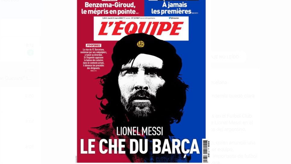 Messi, como el “Che” Guevara tras críticas a la directiva del Barcelona