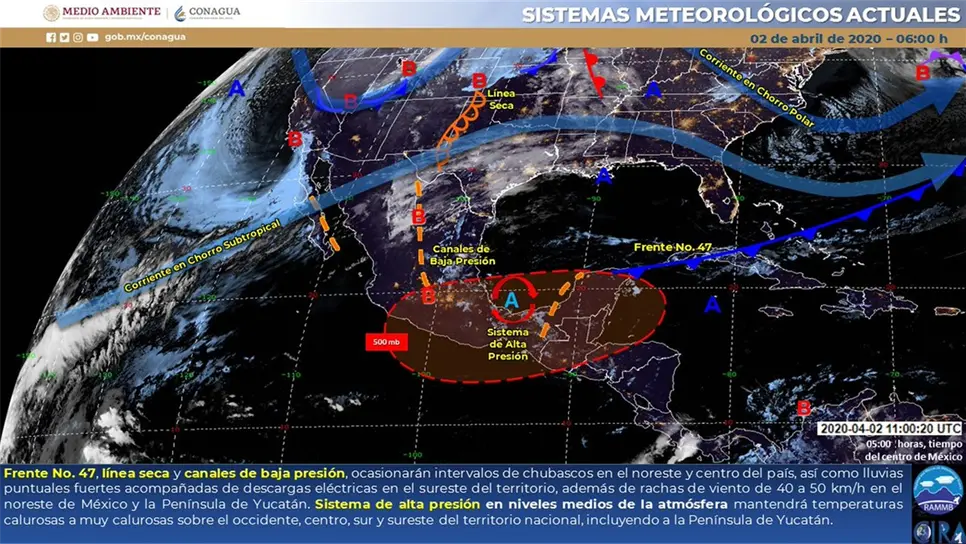 FOTO: Twitter @conagua_clima