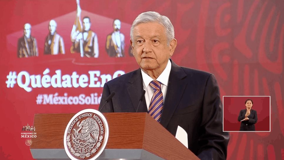 Agradece López Obrador apoyo de empresarios en crisis sanitaria