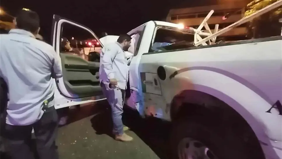 Culiacán registra otra volcadura, ahora una camioneta de JAPAC