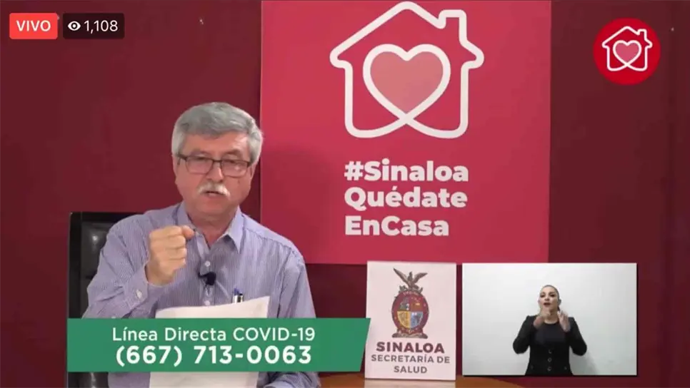 Suman 111 casos activos de Covid-19 en Sinaloa