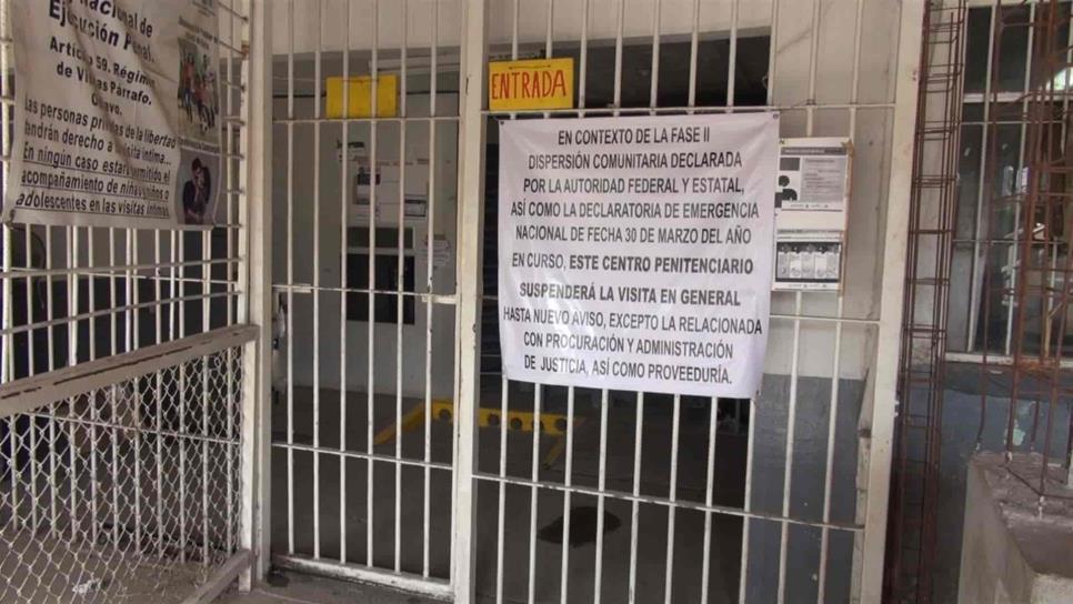 Por Covid-19, suspenden visitas en centros penitenciarios de Sinaloa
