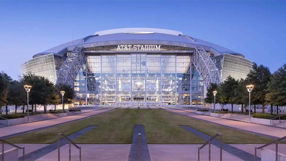 El AT&T Stadium es una de las sedes contempladas en EUA. FOTO: HKS.