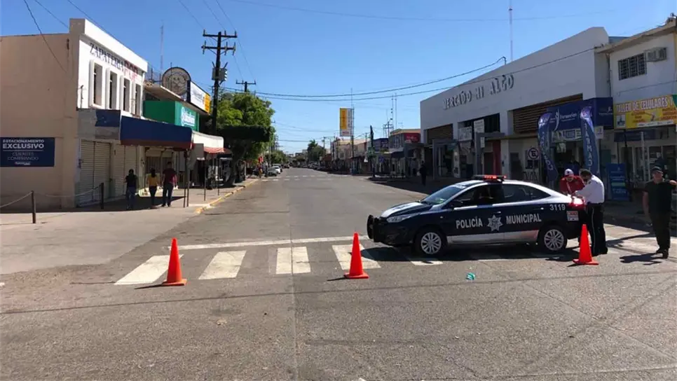 Restringen acceso a automovilistas al Centro de Navolato