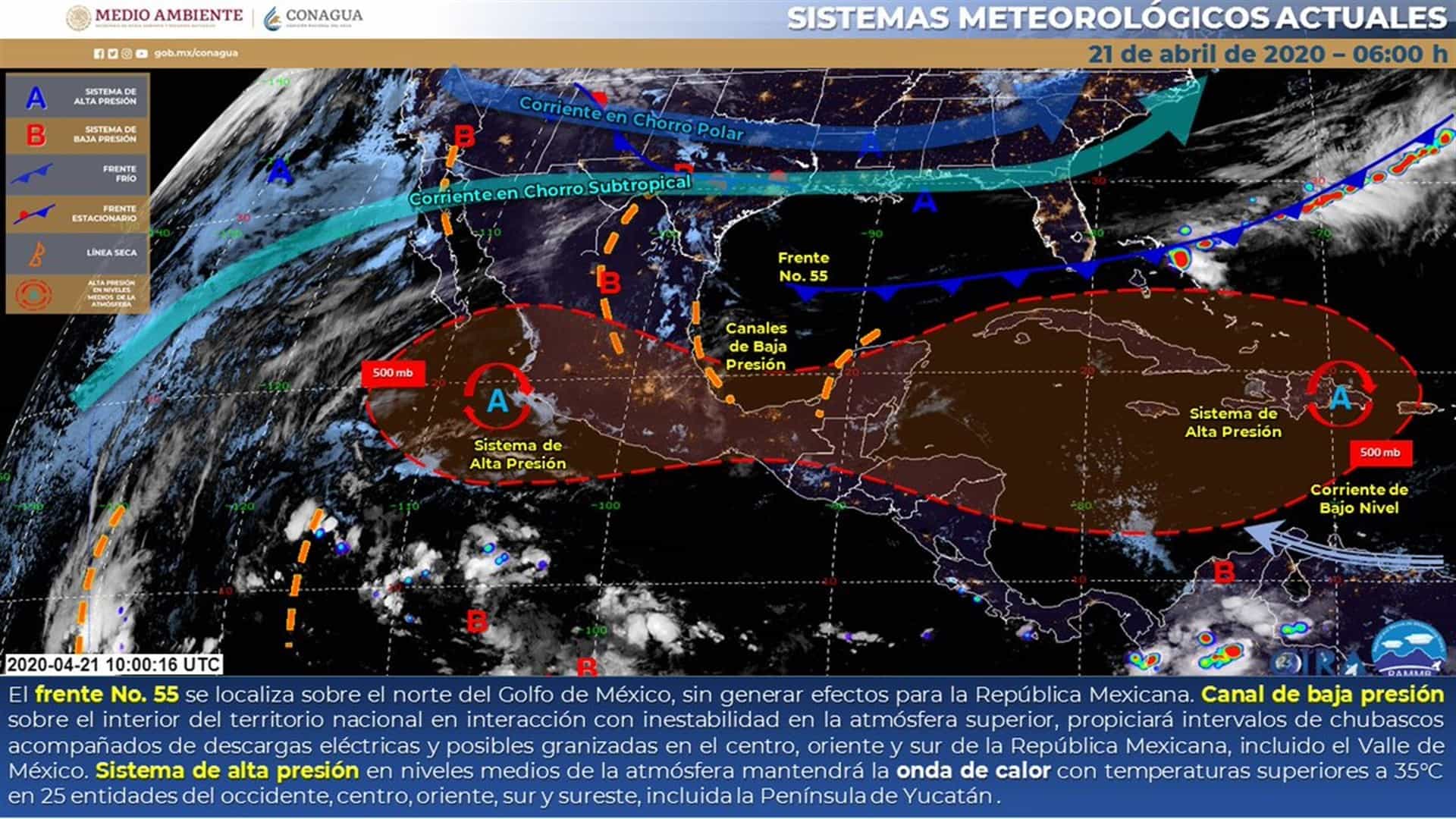 FOTO: Twitter @conagua_clima.
