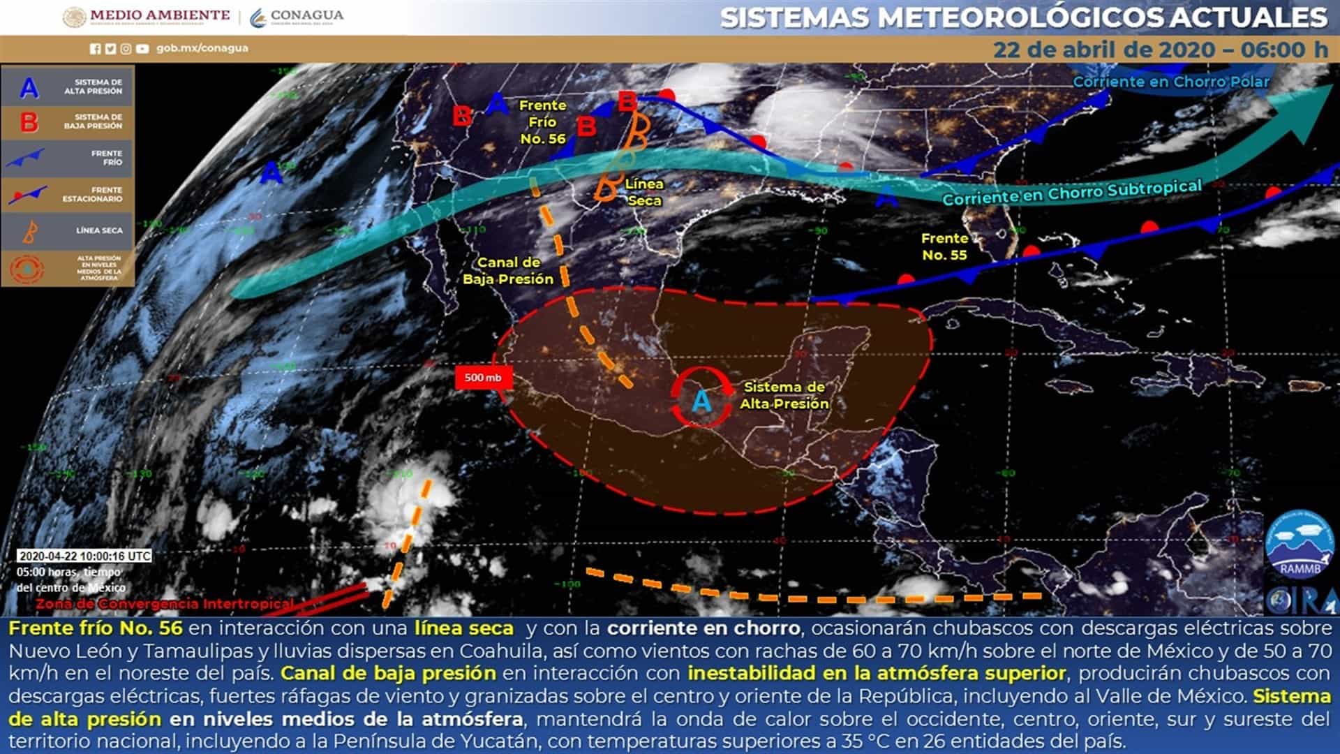 FOTO: Twitter @conagua_clima