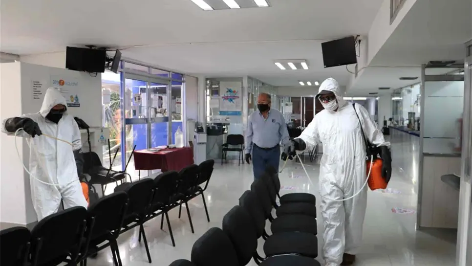 Jumapam mantiene la sanitización de sus instalaciones